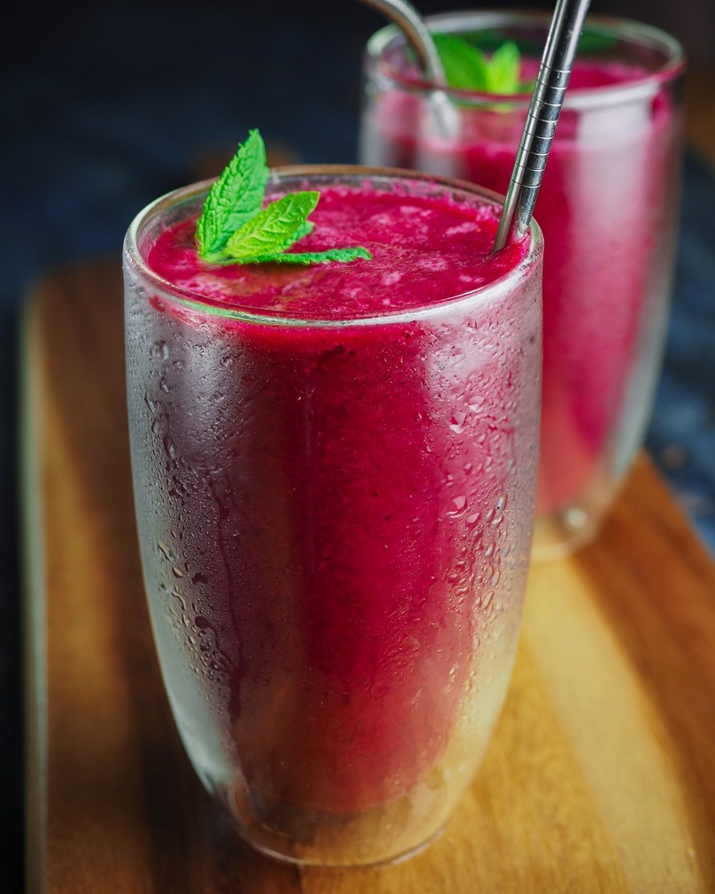 Truskawkowo buraczane smoothie