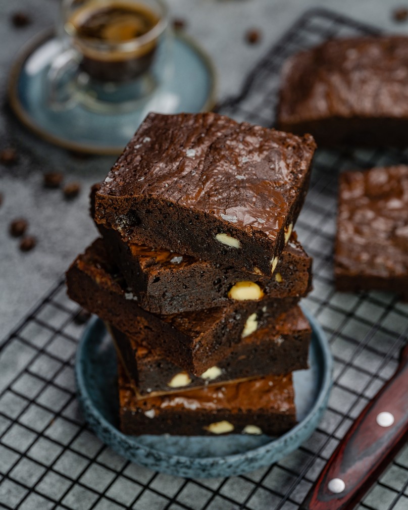 Potrójnie czekoladowe brownie
