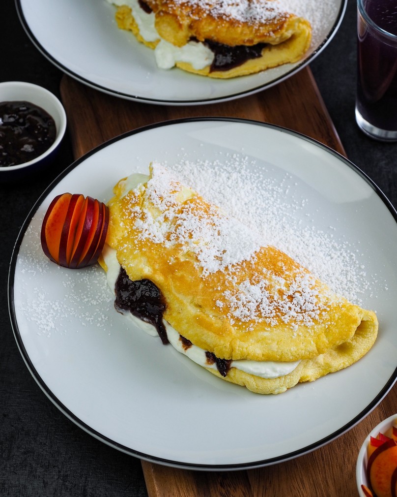 Puszysty omlet na słodko
