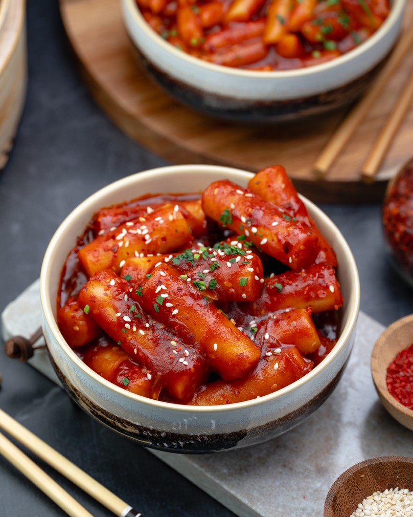 Tteokbokki - pikantne koreańskie kluski ryżowe