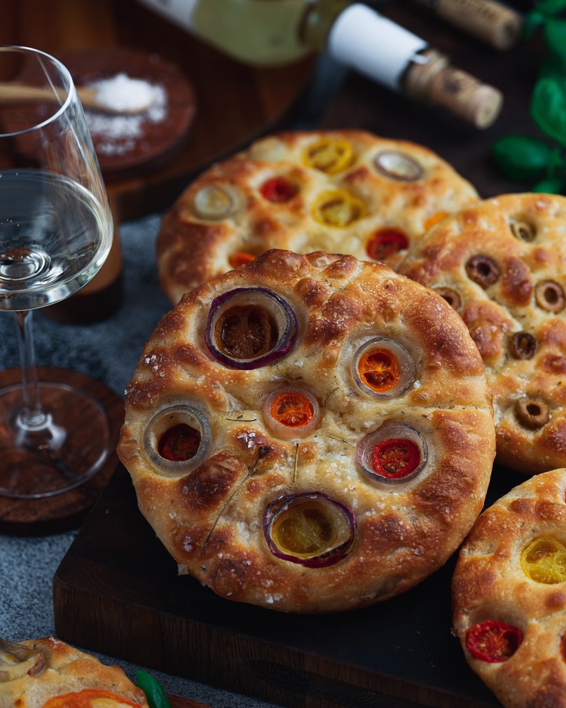 Focaccia alla genovese (fügassa)
