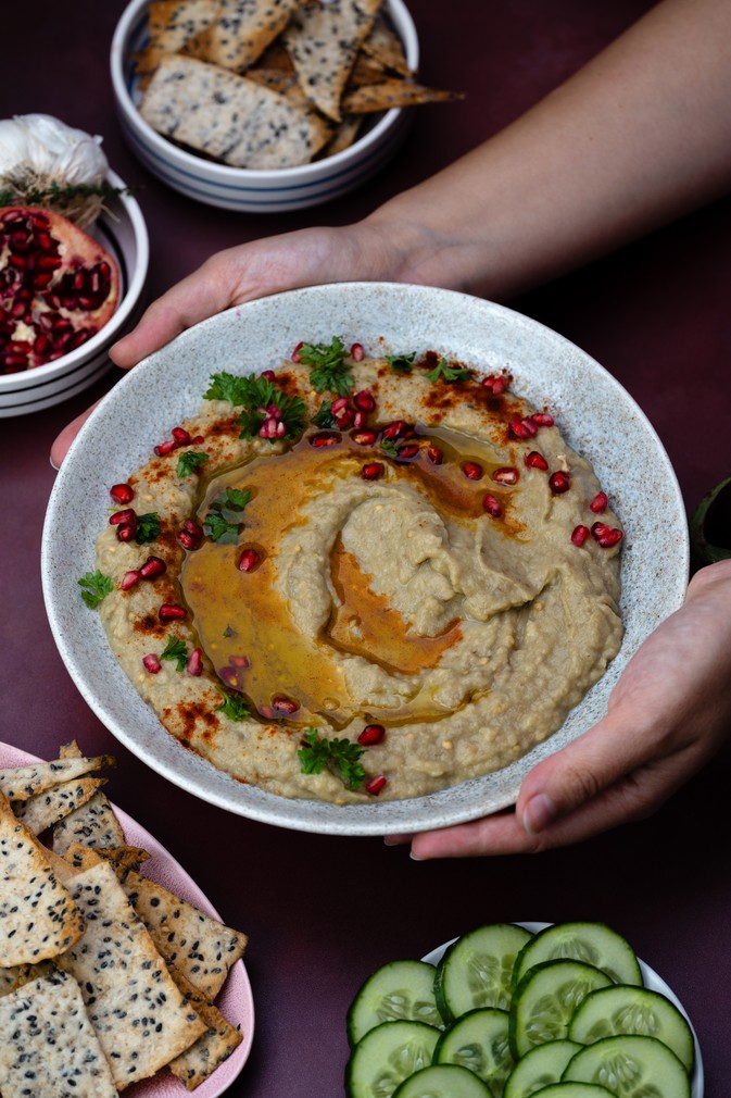 Baba ghanoush (pasta z bakłażana)