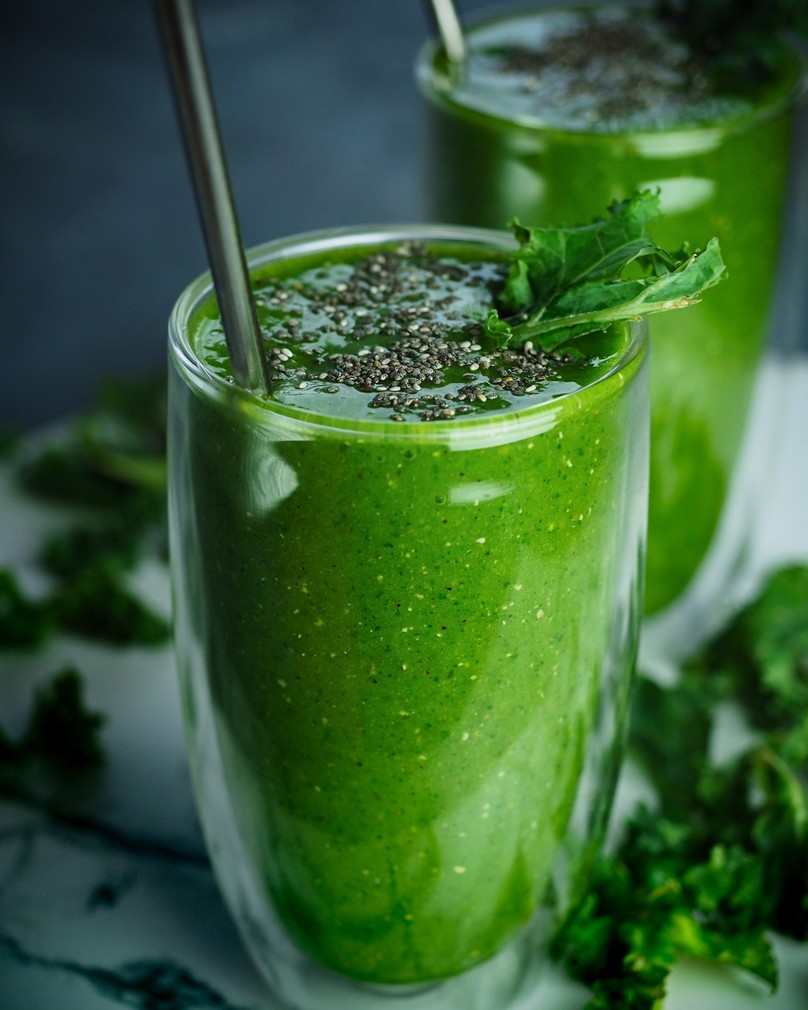 Smoothie z jarmużu i mango