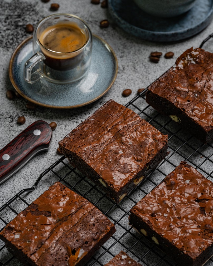Potrójnie czekoladowe brownie