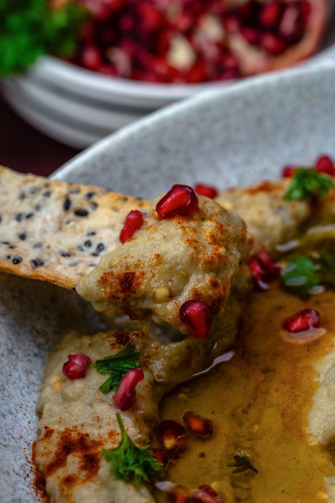 Baba ghanoush (pasta z bakłażana)