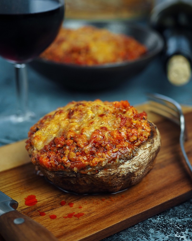 Faszerowane pieczarki portobello