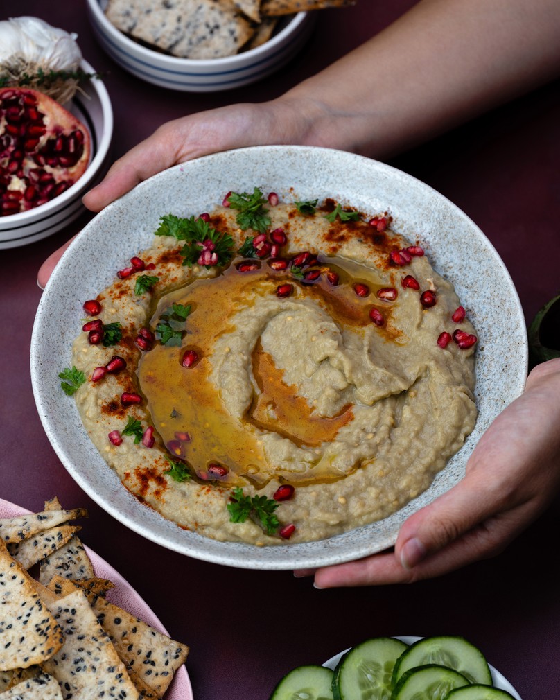 Baba ghanoush (pasta z bakłażana)
