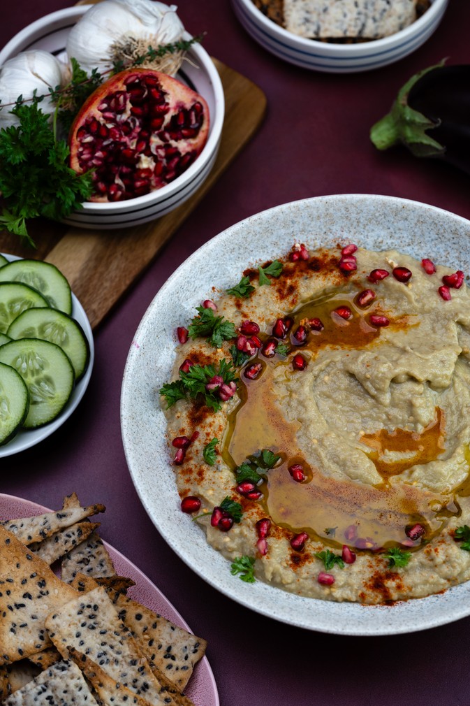 Baba ghanoush (pasta z bakłażana)