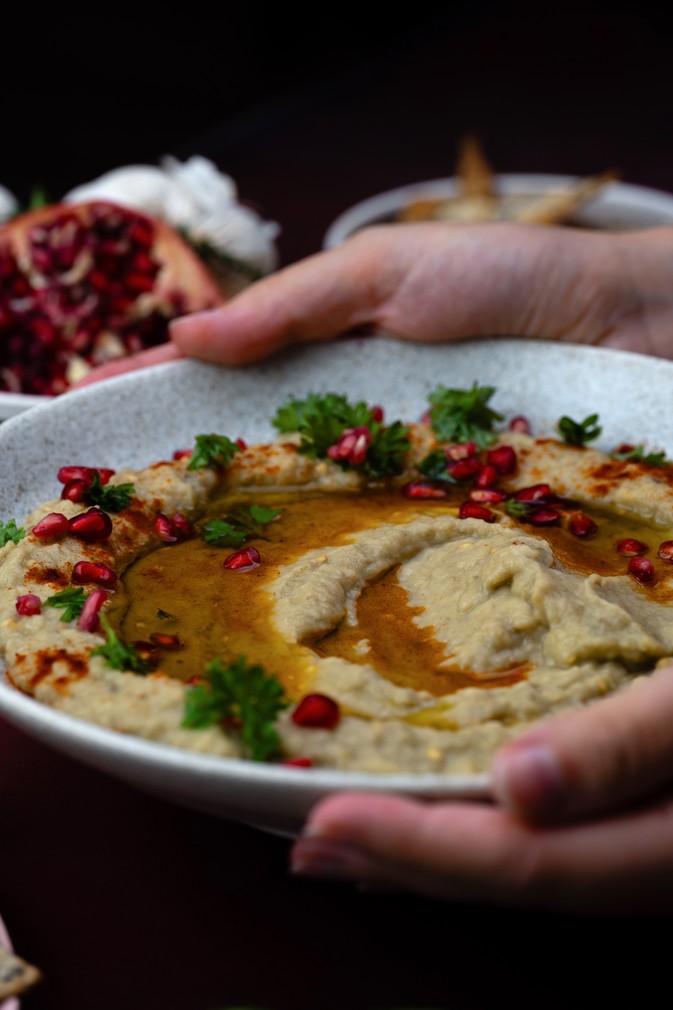 Baba ghanoush (pasta z bakłażana)