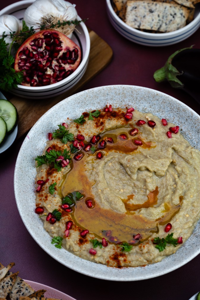 Baba ghanoush (pasta z bakłażana)