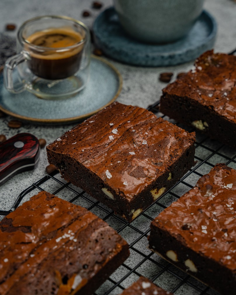Potrójnie czekoladowe brownie